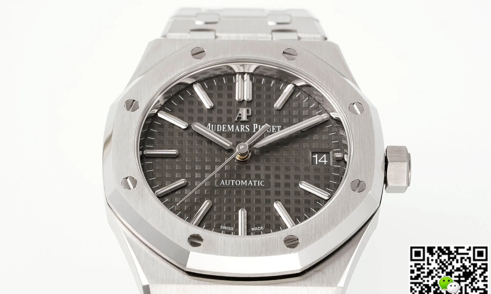 Audemars Piguet Royal Oak 15450ST.OO.1256ST.02 1:1 Best Edition APS Factory Gray Dial Titanium Case